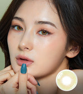 OLENS 1-Day Ocean Velvet Green Contact Lenses (10 Pack)